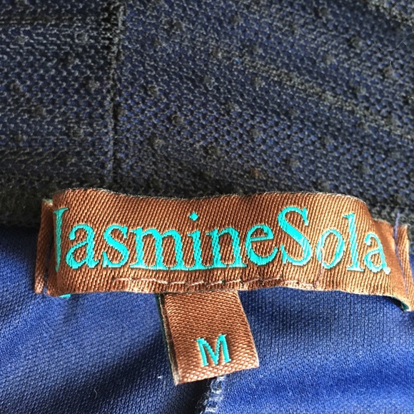 Black Tulle Navy Halter Dress - Picture 8 of 8